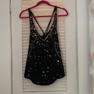 UO Ecote Sequin Tank Top